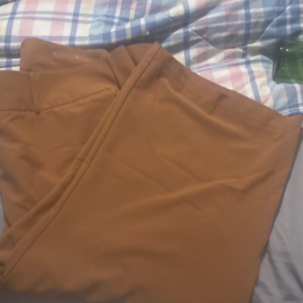 Lane Bryant Tan pants wide leg